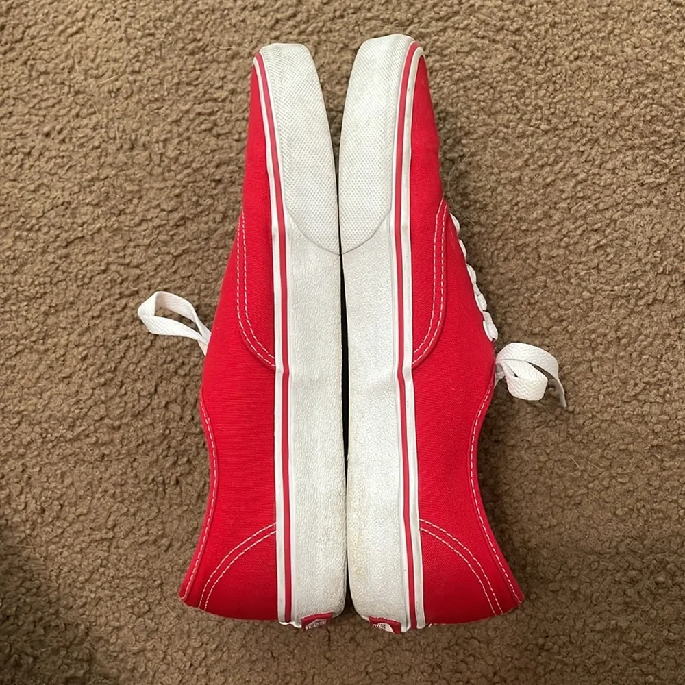 Red Vans - Picture 3 of 7